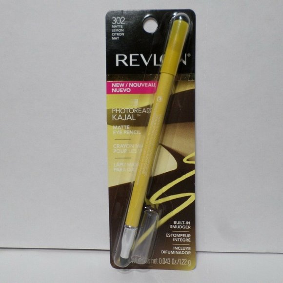 Revlon Kajal Matte Eye Pencil #302 Lemon Citron - Picture 1 of 8